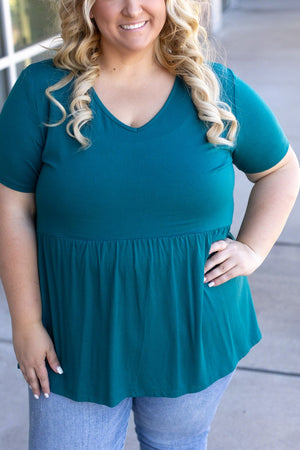 Ruffle Tank Teal