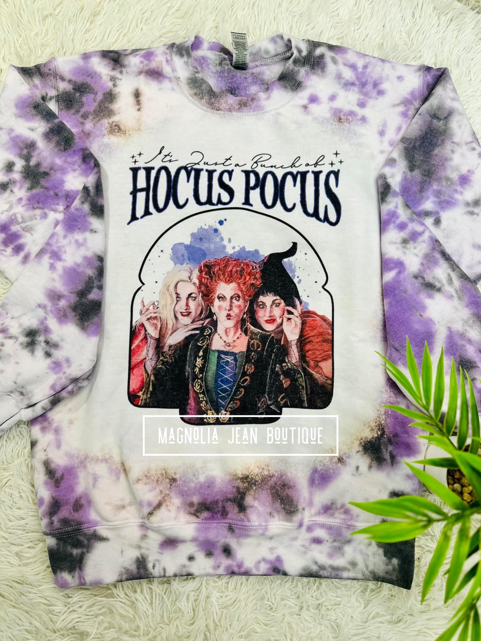 🖤SPECIAL ORDER 🖤Hocus Pocus Marble Dye Crew Sweatshirt S-4X