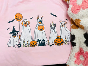 Spooky Dogs Halloween Tee