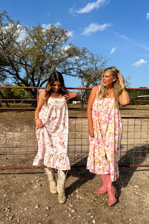 🌿PREORDER🌿 Back Home Sleep Dress Pink Floral