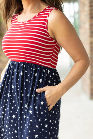 🇺🇸Kelsey Dress🇺🇸 Stars & Stripes