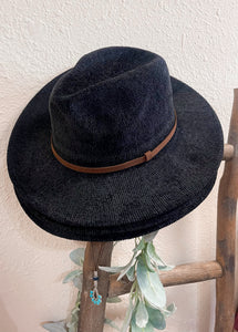 Missy Black Fedora Hat