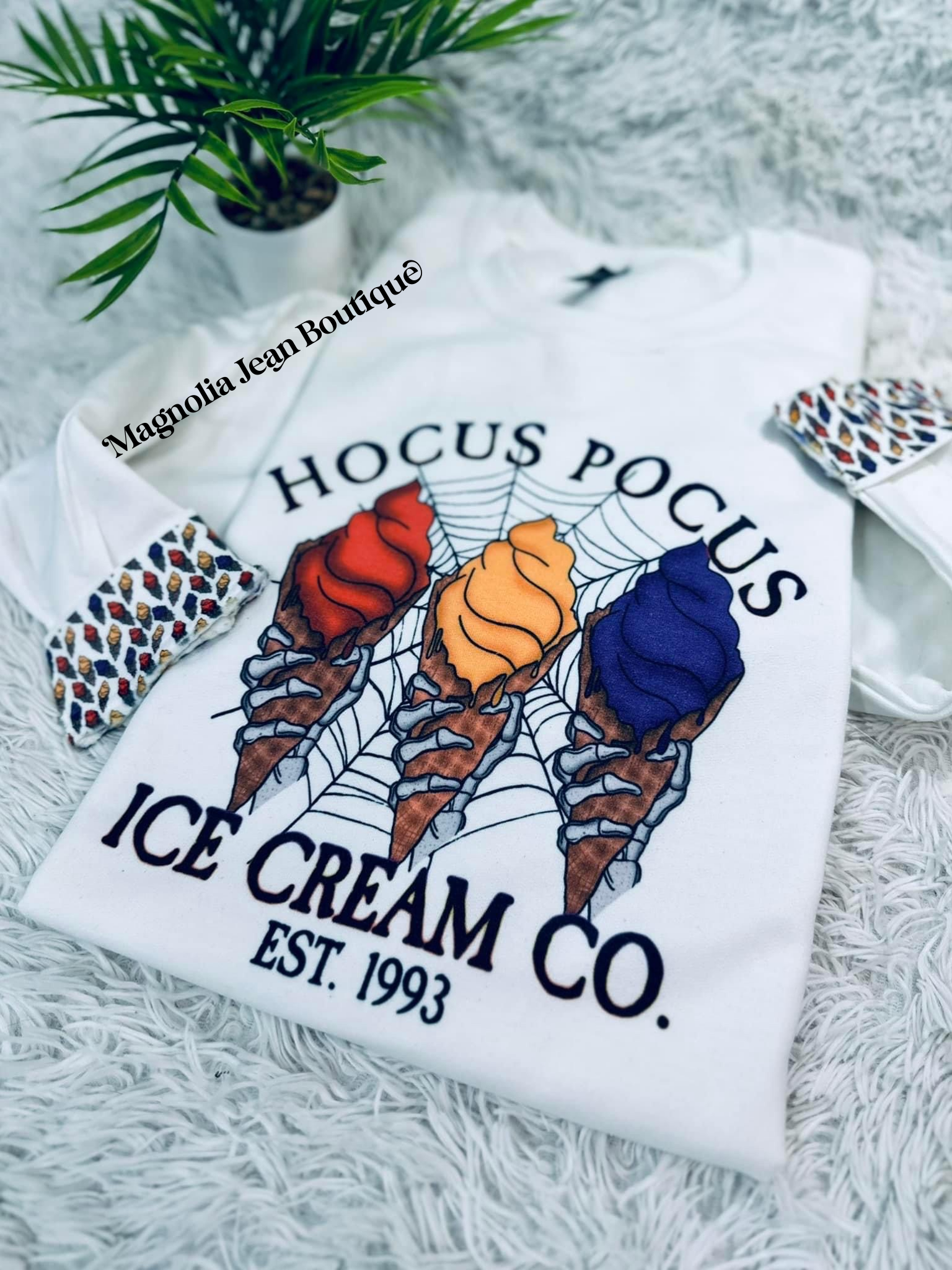 🖤SPECIAL ORDER 🖤 Hocus Pocus Ice Cream Crew Sweatshirt S-4X