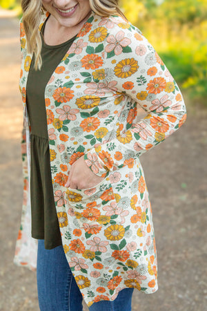 Classic Cardigan Fall Boho Floral