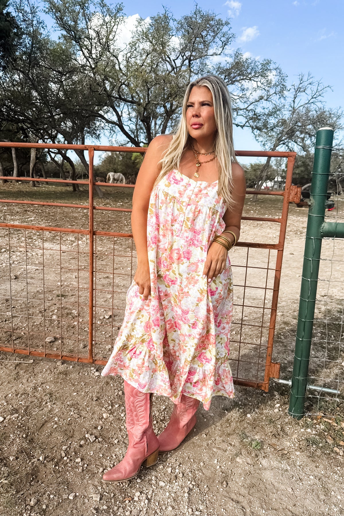 🌿PREORDER🌿 Back Home Sleep Dress Pink Floral