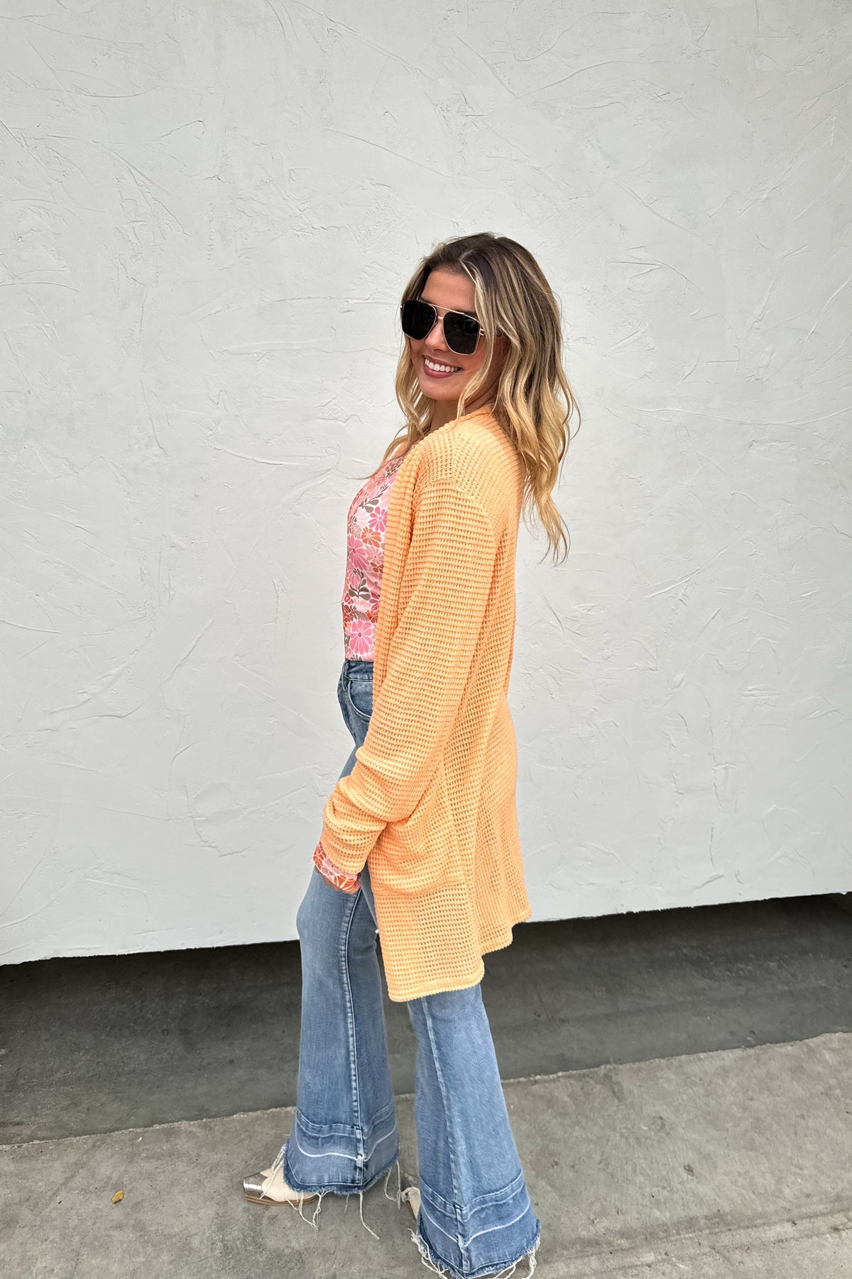 🌼PREORDER 🌼 Pretty Pastel Lola Cardigan Orange