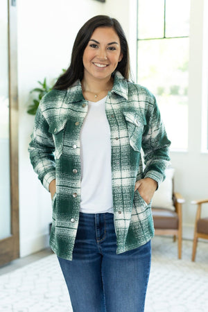 Norah Plaid Shaket Quilted Green