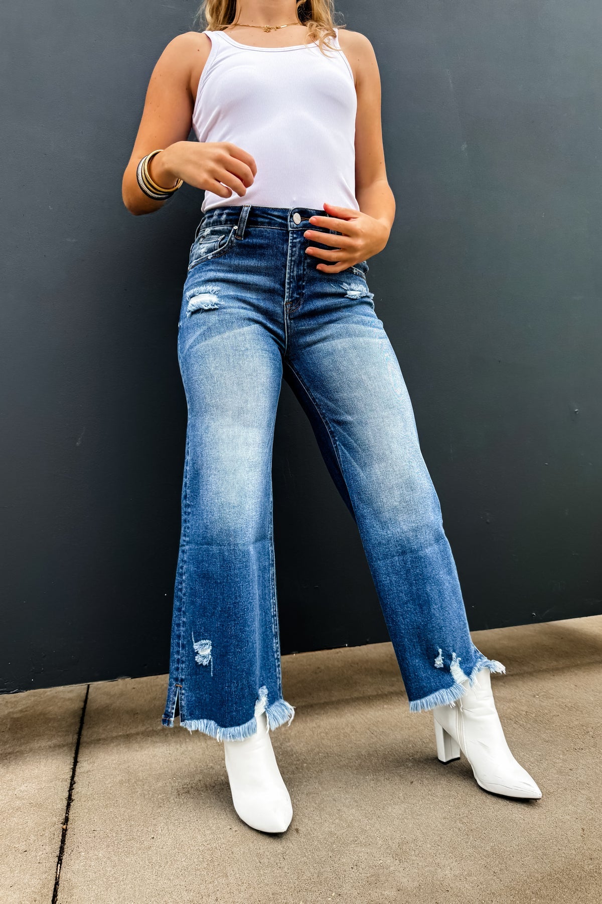 🎀PREORDER🎀 Ash Crop Super Stretch Jeans eta 4/1