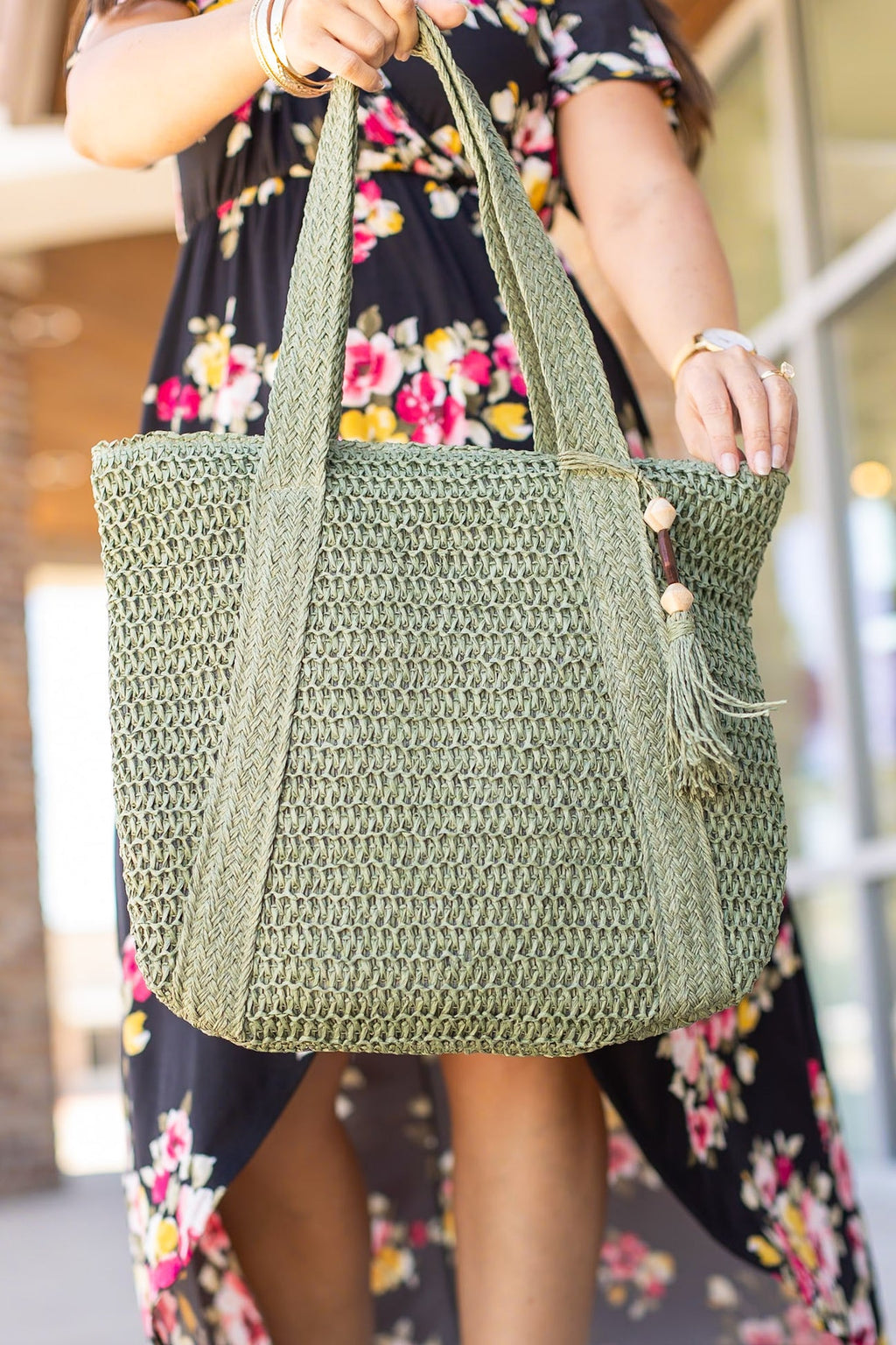 Classic Woven Bag Olive