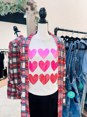 Glitter Hearts Tee