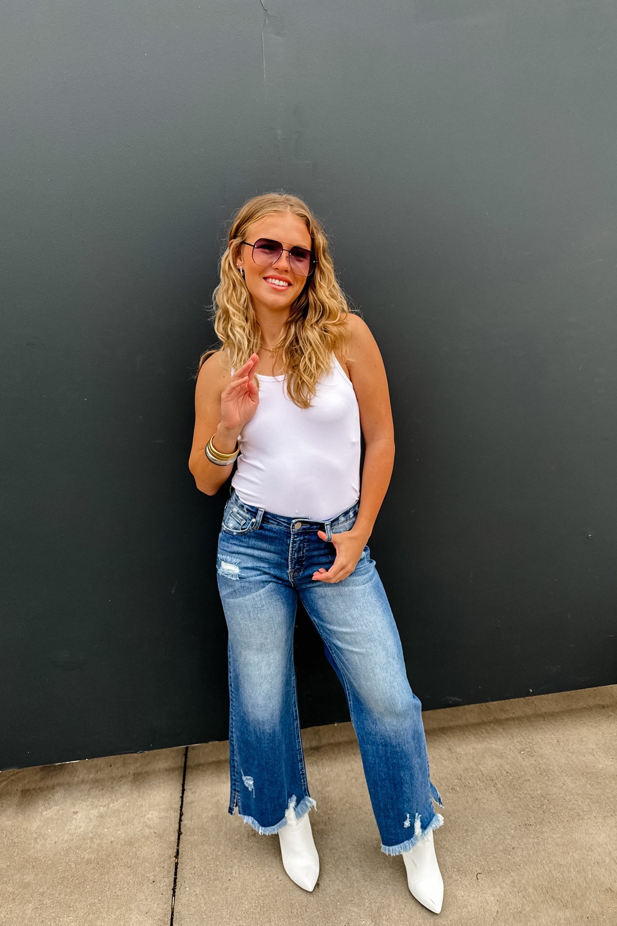 🎀PREORDER🎀 Ash Crop Super Stretch Jeans eta 4/1