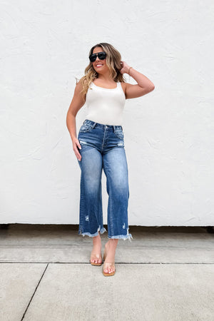 🎀PREORDER🎀 Ash Crop Super Stretch Jeans eta 4/1