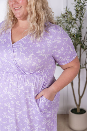 Tinley Dress Lavender Petal Floral