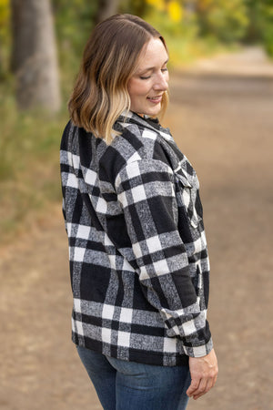 Norah Plaid Shaket Classic Black & White