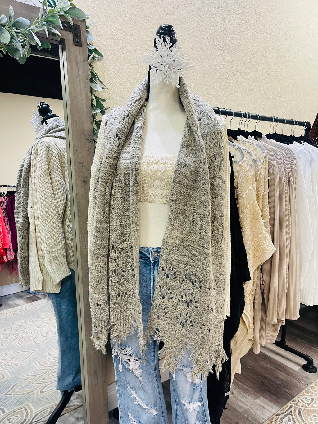 Boho Fringe Scarf
