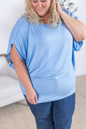 Darcy Dolman Top Sky Blue