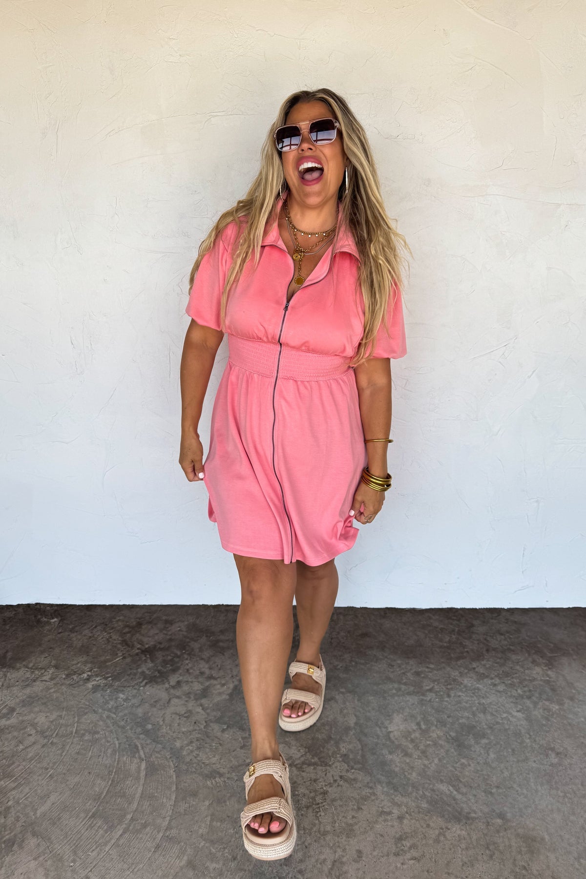 🍃PREORDER🍃 Marren Athleisure Dress Coral