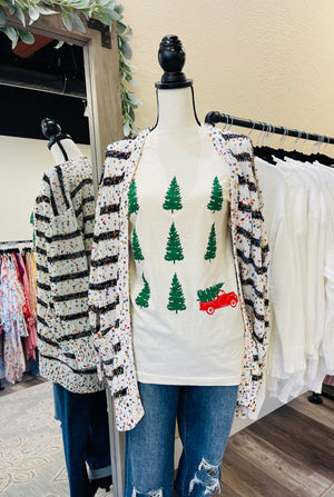 🎄IN STOCK🎄Vintage Truck and Trees Tee