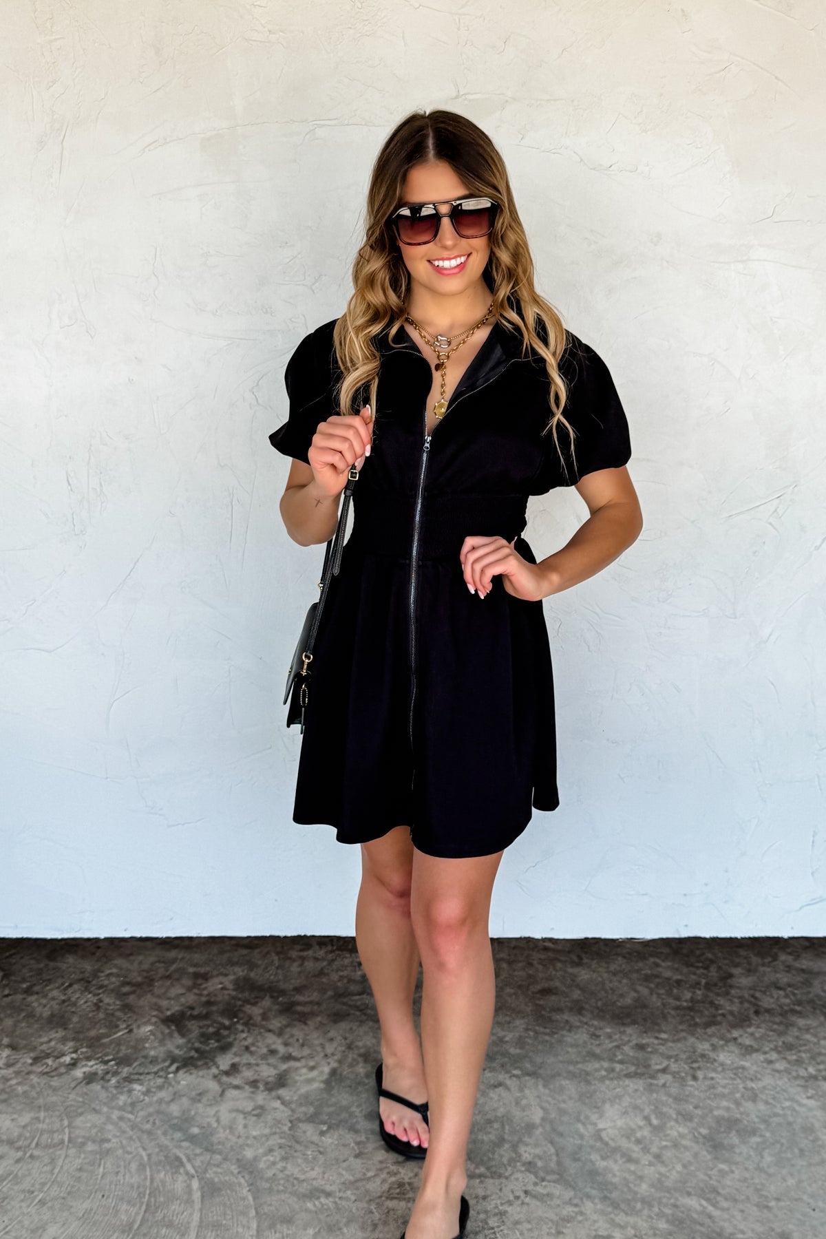 🍃PREORDER🍃 Marren Athleisure Dress Black