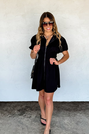 🍃PREORDER🍃 Marren Athleisure Dress Black