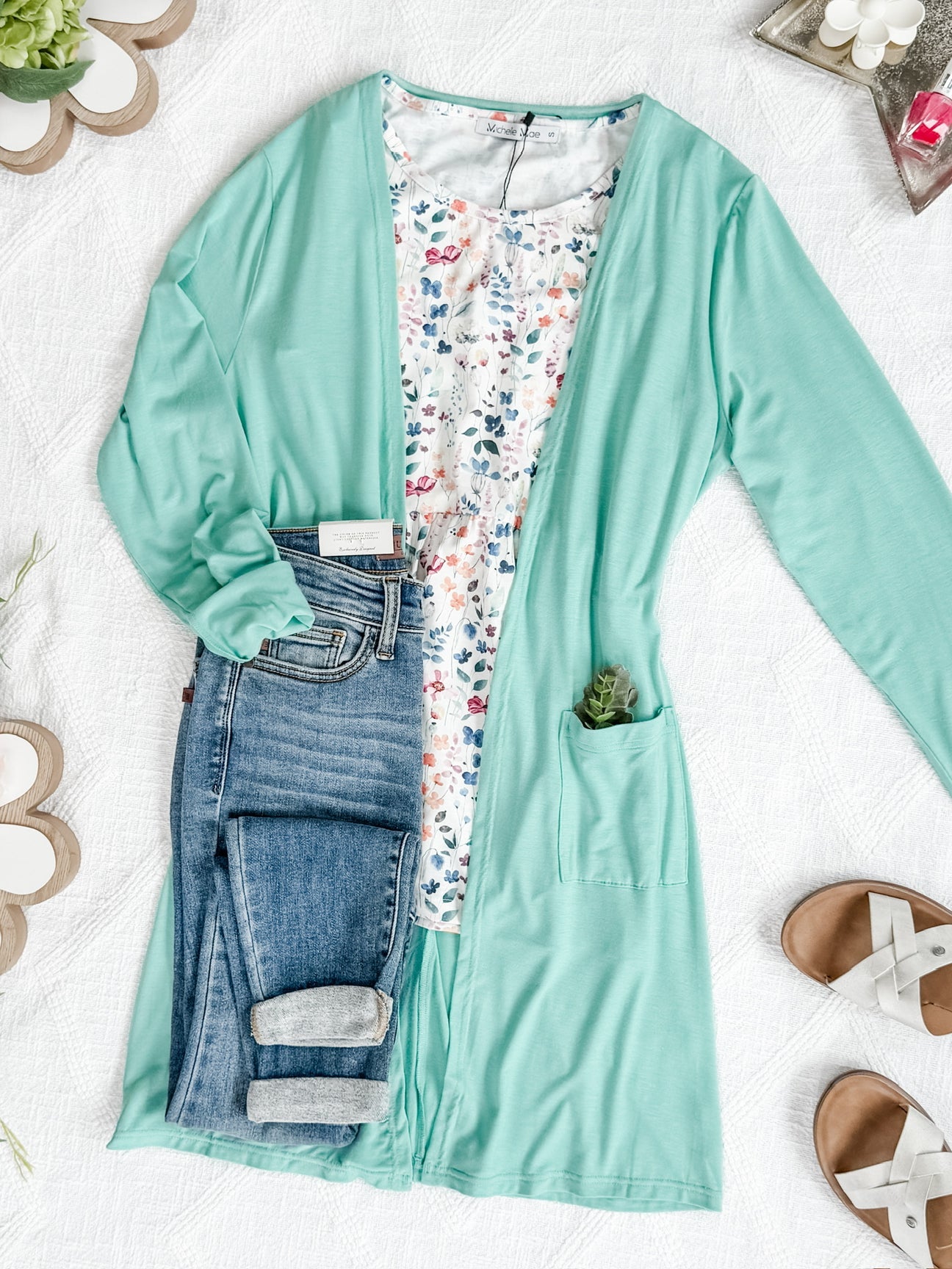 Classic Cardigan Mint