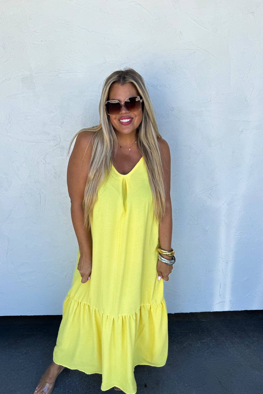 🌿PREORDER🌿 Lauren Dress Yellow