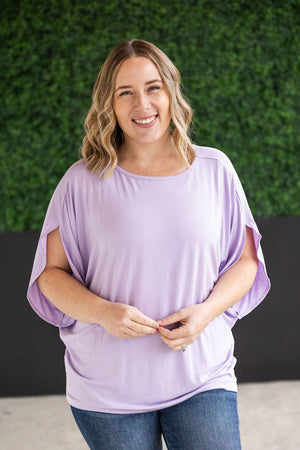 Darcy Dolman Top Lavender