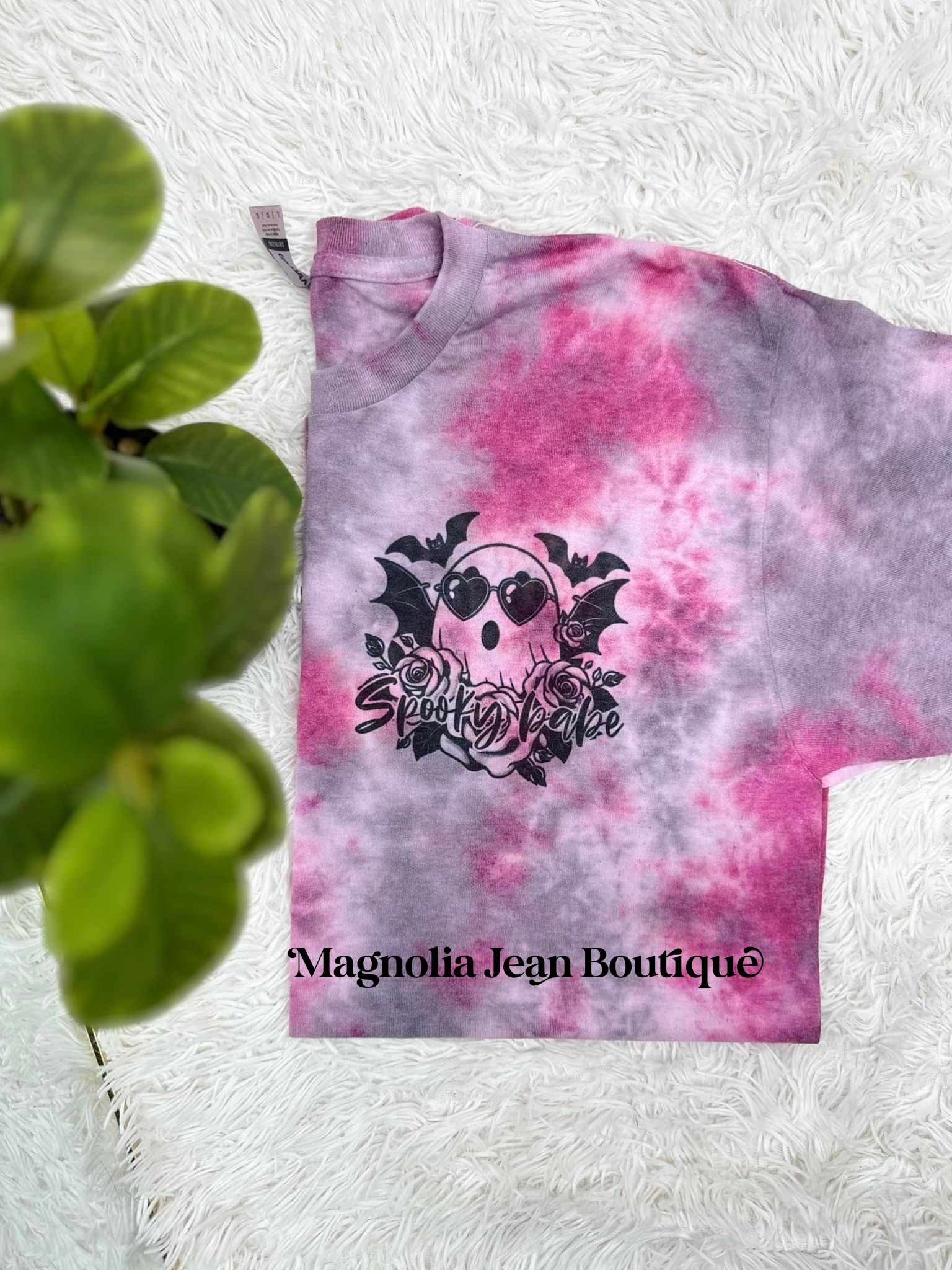 🖤Special Order🖤 S-4XL Ghost Bat Roses Dyed Tee