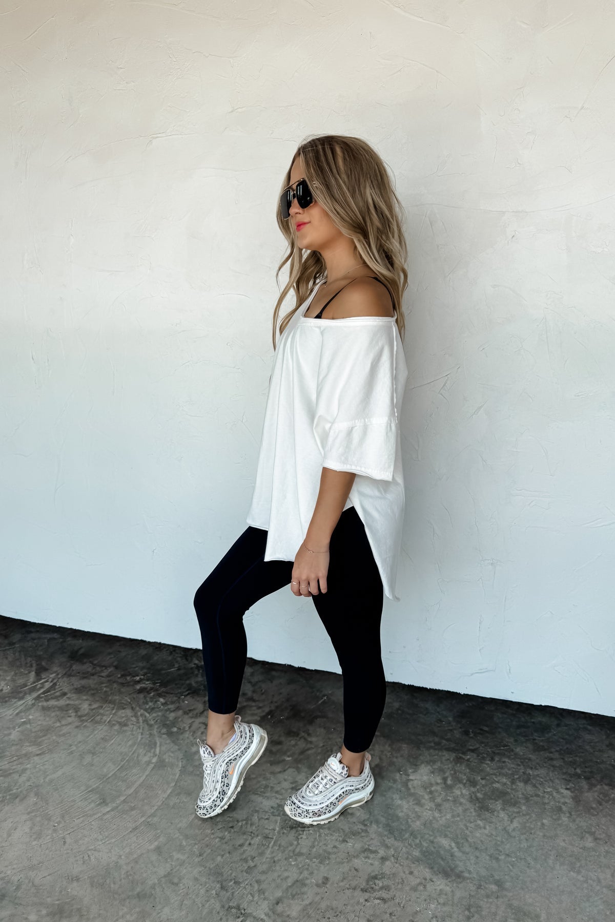 ✨PREORDER ✨Joey Washed Cotton Boyfriend Tee White