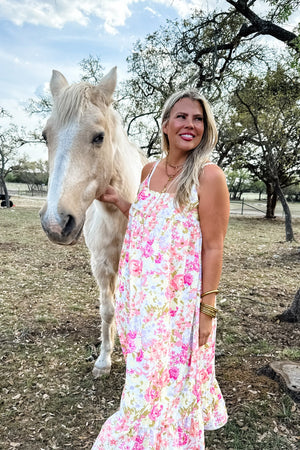 🌿PREORDER🌿 Back Home Sleep Dress Pink Floral