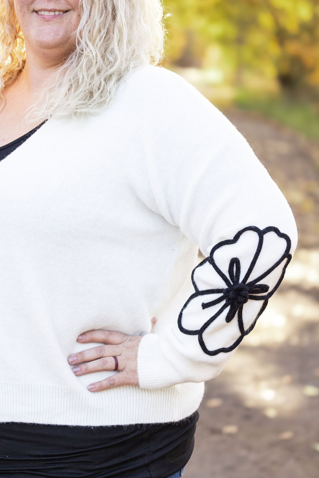 Flower Detail Cardigan