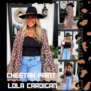 Lola Cardigan Cheetah