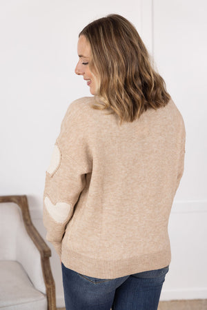 Sweetheart Cardigan Tan