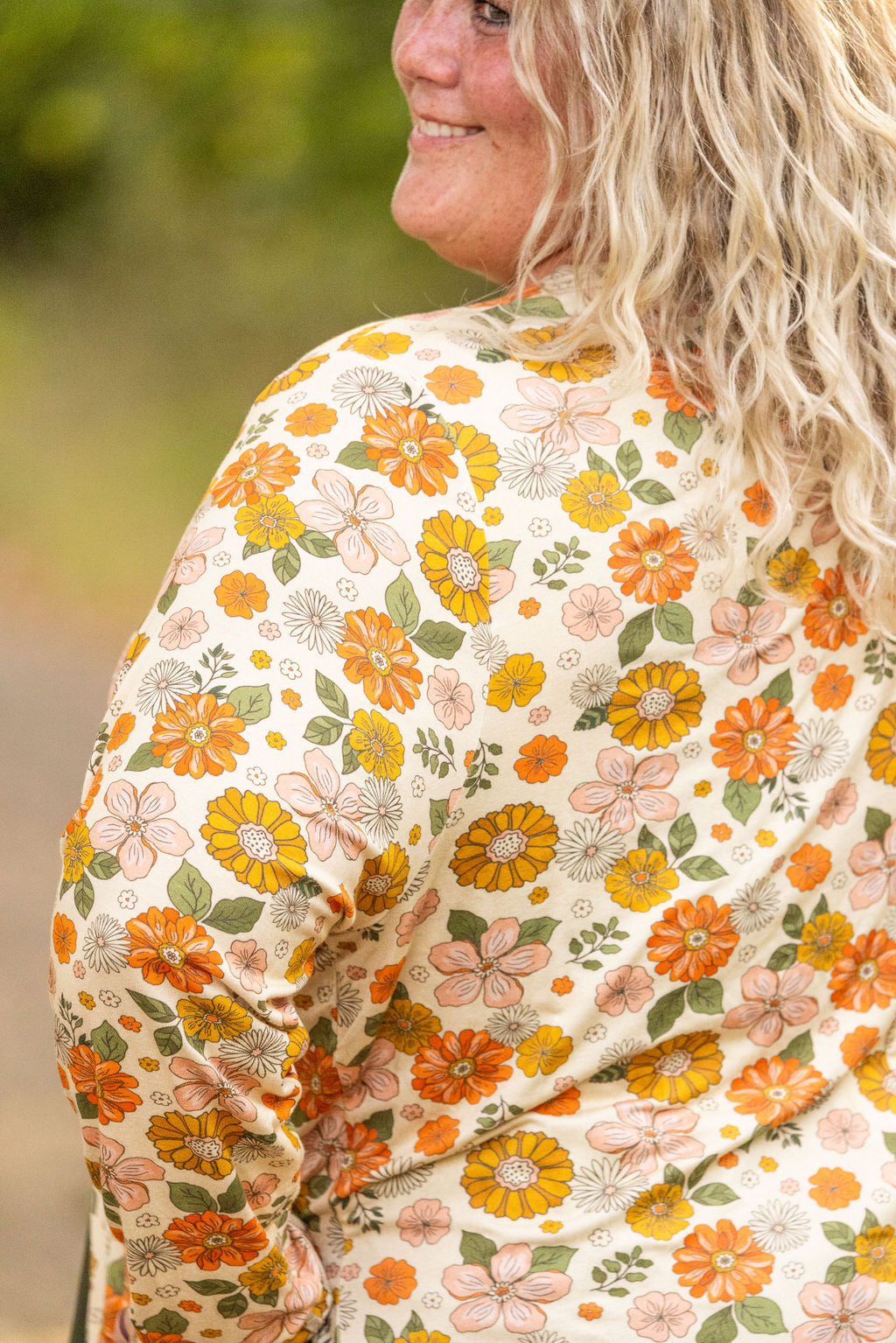 Classic Cardigan Fall Boho Floral