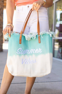 Fringe Summer Vibes Bag Aqua