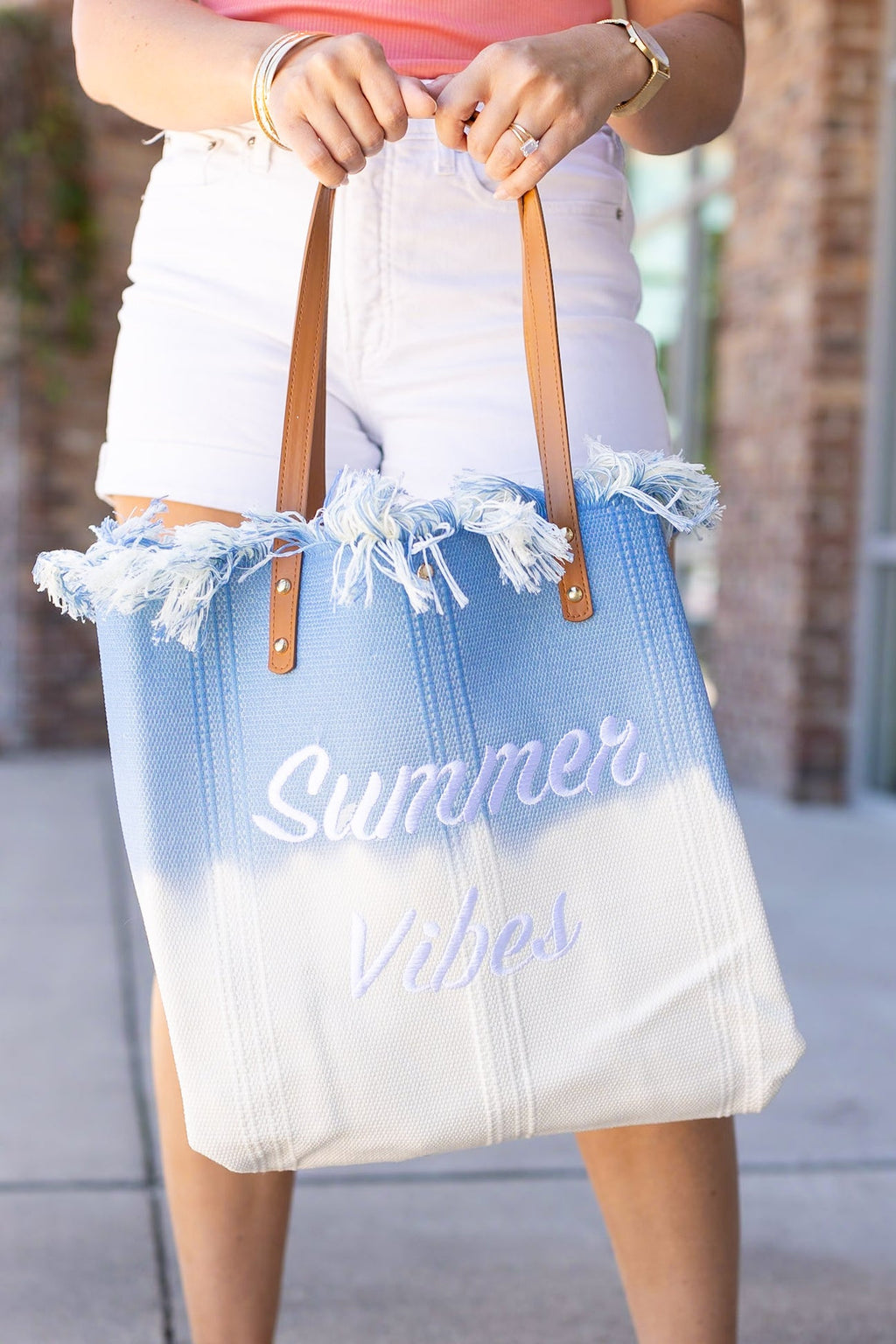 Fringe Summer Vibes Bag Blue