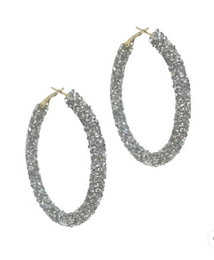 Glitter Girl Hoops