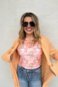 🌼PREORDER 🌼 Pretty Pastel Lola Cardigan Orange