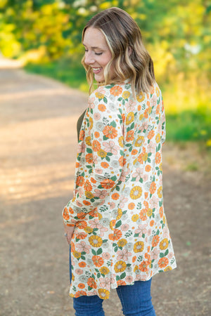 Classic Cardigan Fall Boho Floral