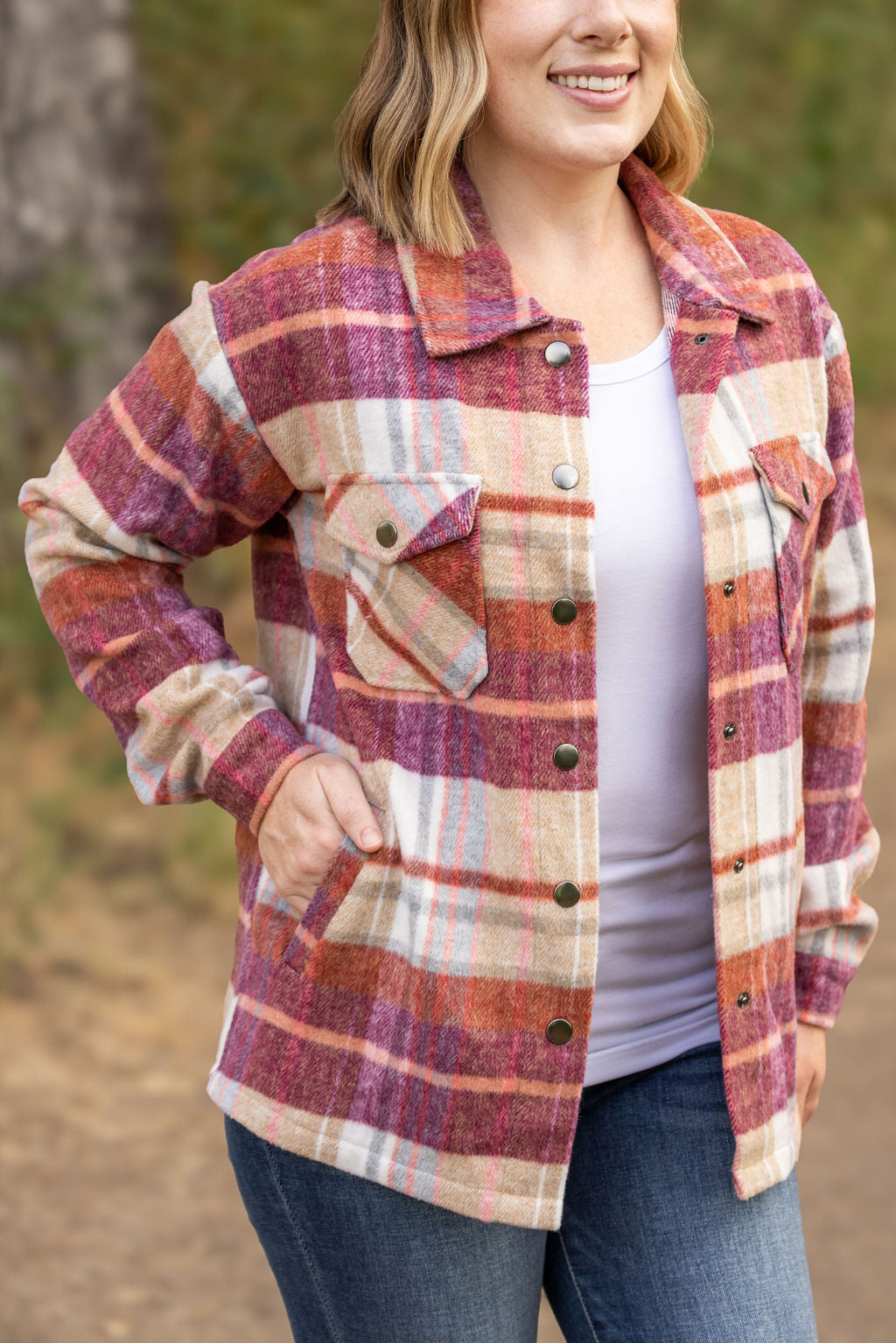 Norah Plaid Shaket Sunset MIx