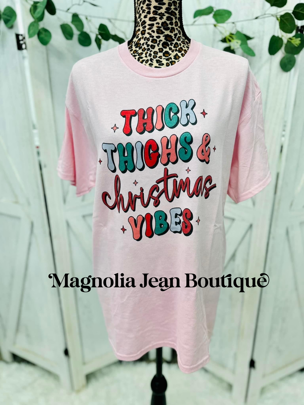 🎄Special Order Tee🎄Thick Thighs & Christmas Vibes Tee