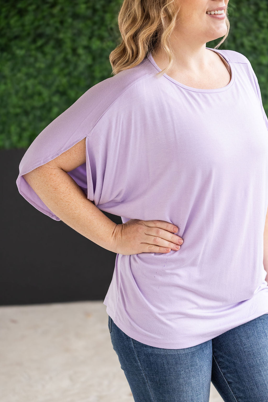 Darcy Dolman Top Lavender