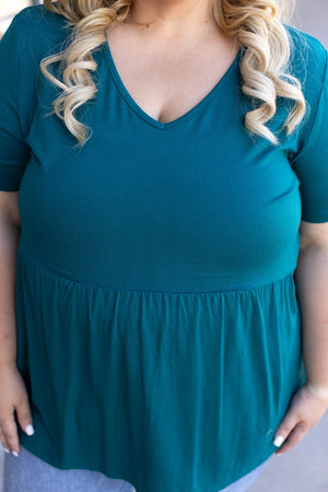 Ruffle Tank Teal