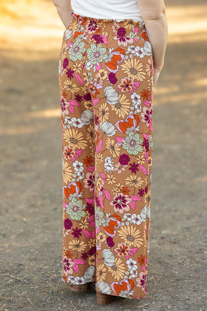 Presley Palazzo Pants Fall Boho Floral