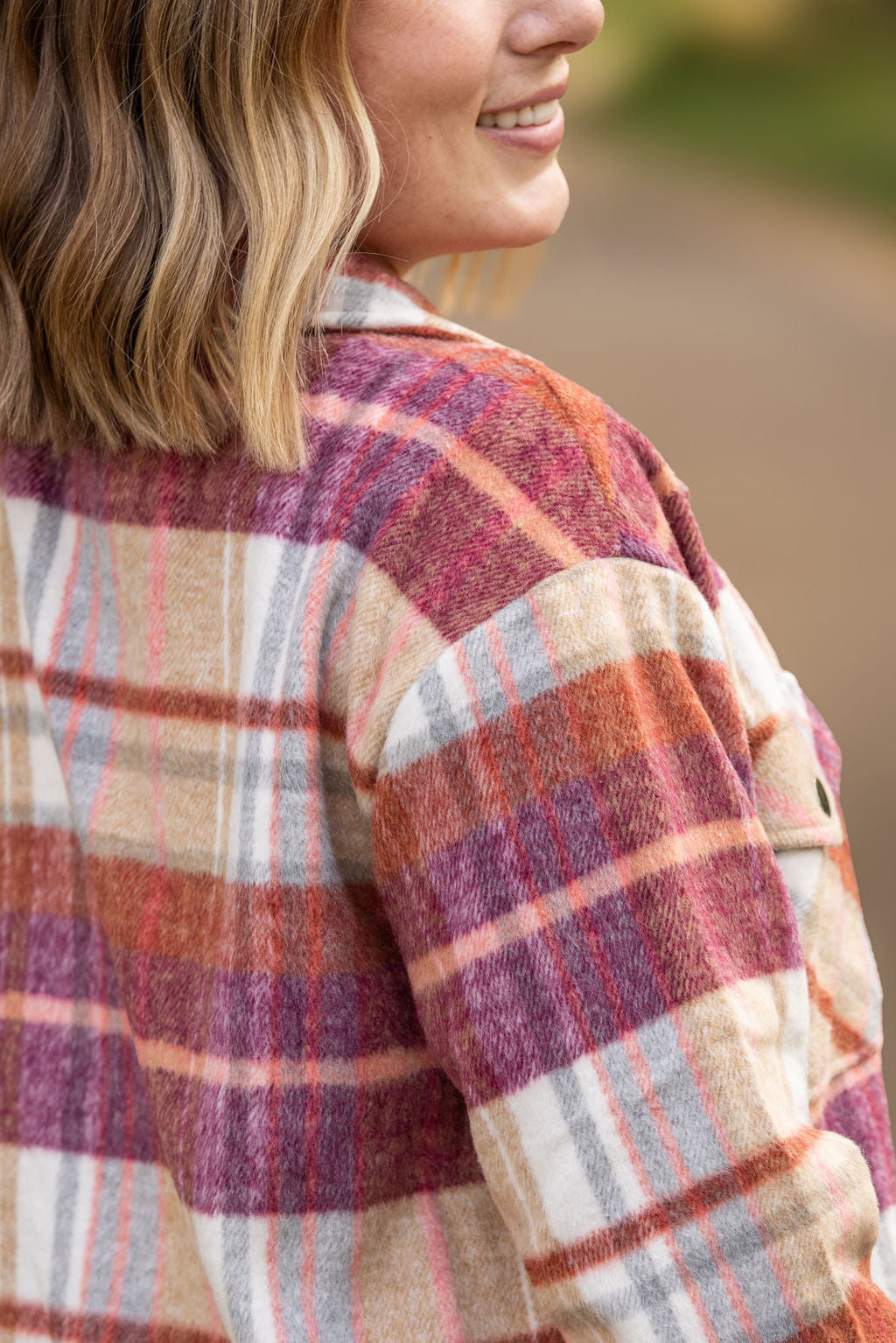 Norah Plaid Shaket Sunset MIx