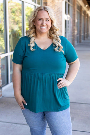 Ruffle Tank Teal