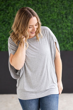 Darcy Dolman Top Grey