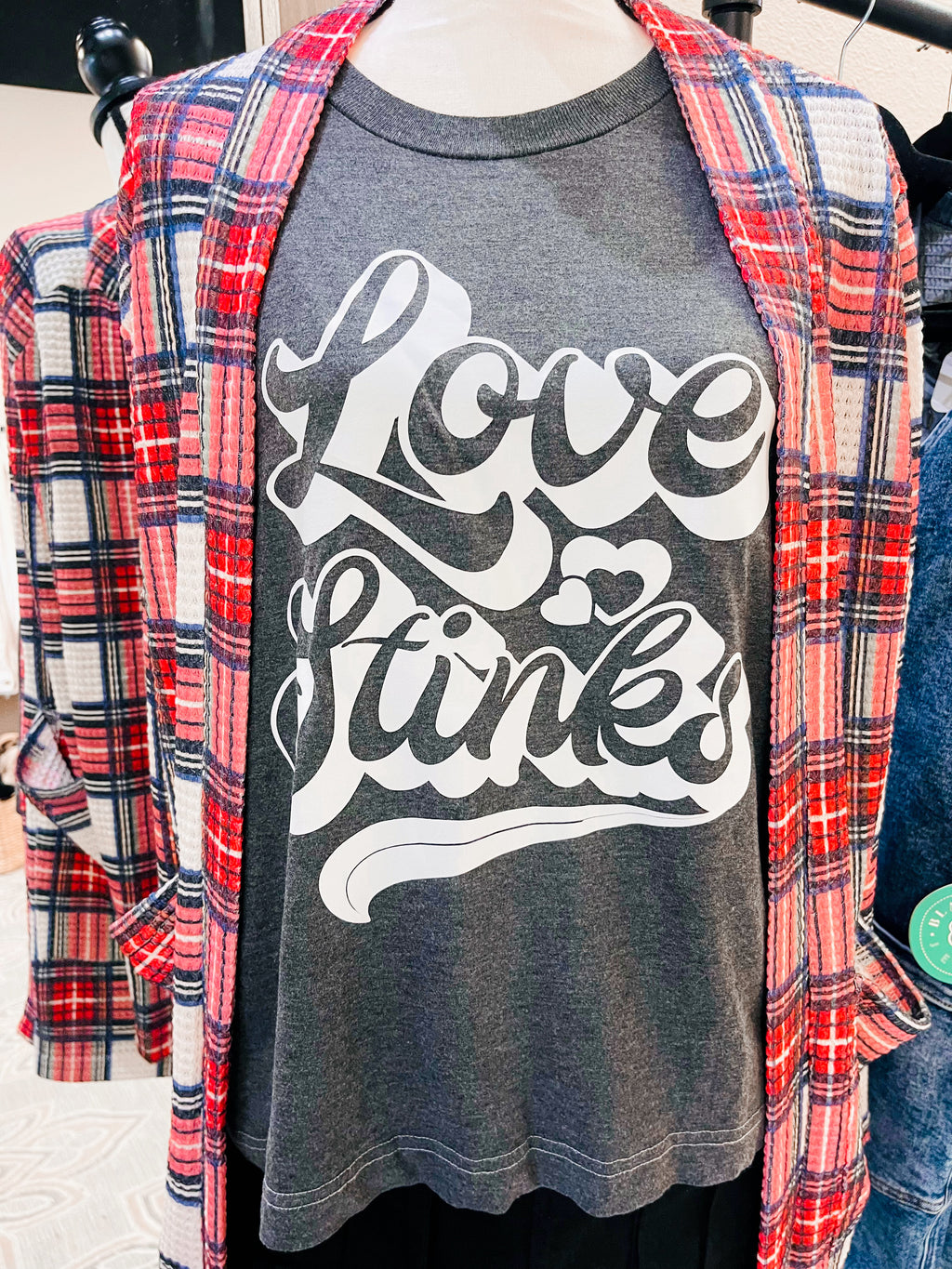 Love Stinks Crop Tee