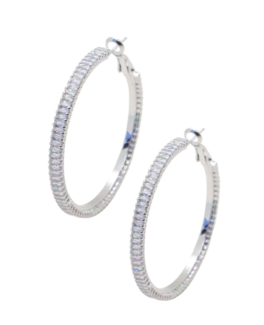 Frostbite Glow Medium Hoops