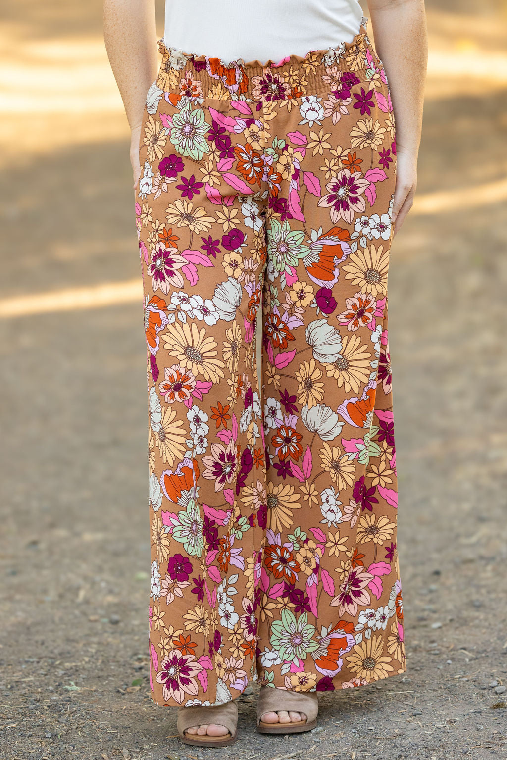 Presley Palazzo Pants Fall Boho Floral